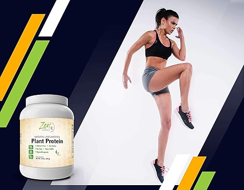 Miniatura 4 de Proteína vegetal  Veganonatural sin sabor 14.8 oz en polvo  0.86 oz de proteína por porción  vegano, bajos en carbohidratos netos, no lácteos, sin