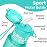 OLDLEY Kids Water Bottle with Straw 15 oz BPA-Free Leak-Proof Motivational Water Bottles with Time Marker for School Sports Travel Gym, Easy to Use for Girls Goys, 1 Straw Lid, Mint Purple
