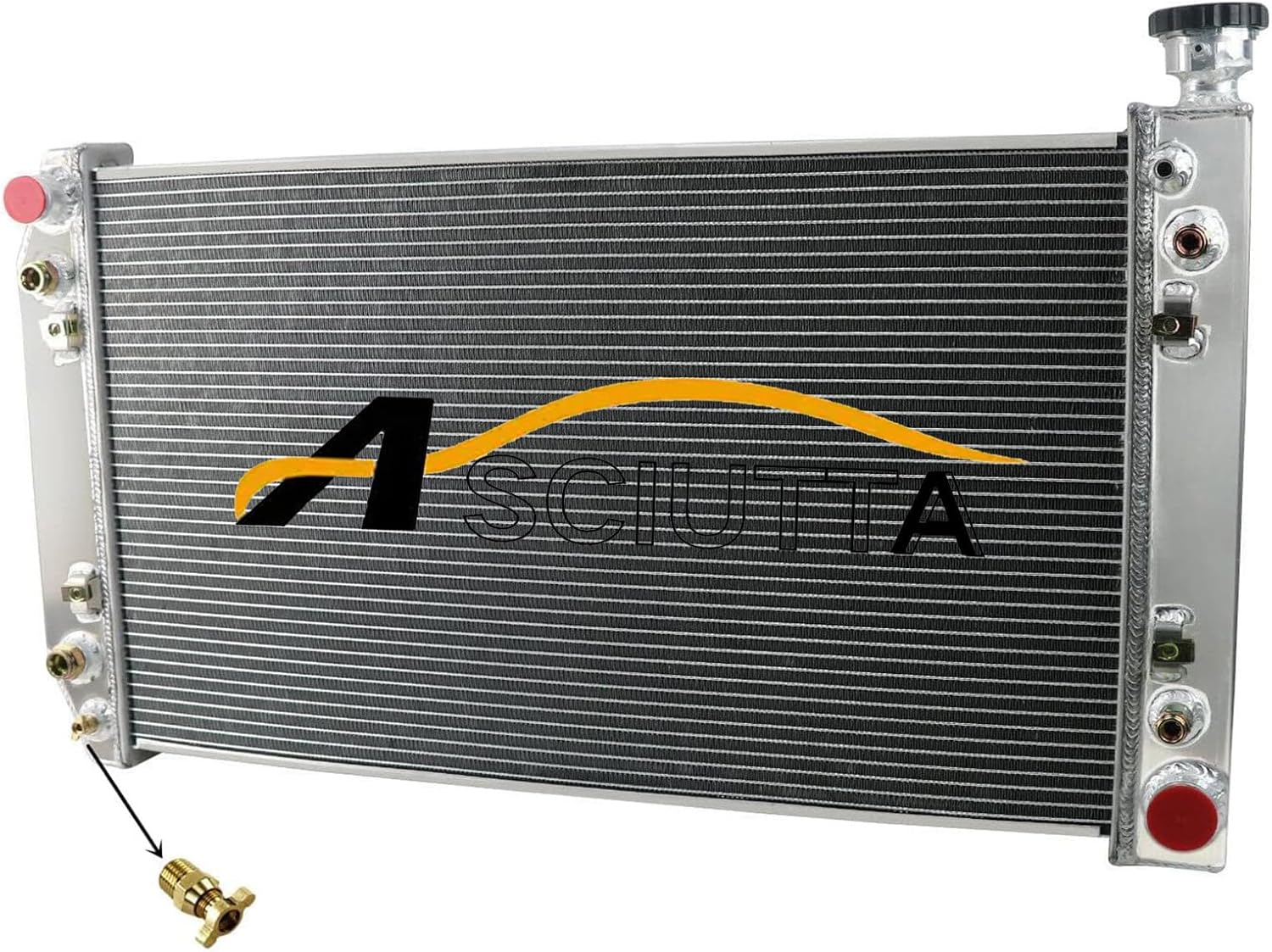 CU622 Aluminum Radiator for 1988-1999 Chevy GMC C/K 1500 2500 3500 V6 V8 GAS CNG DIESEL Radiador 3 Row Core Radiators