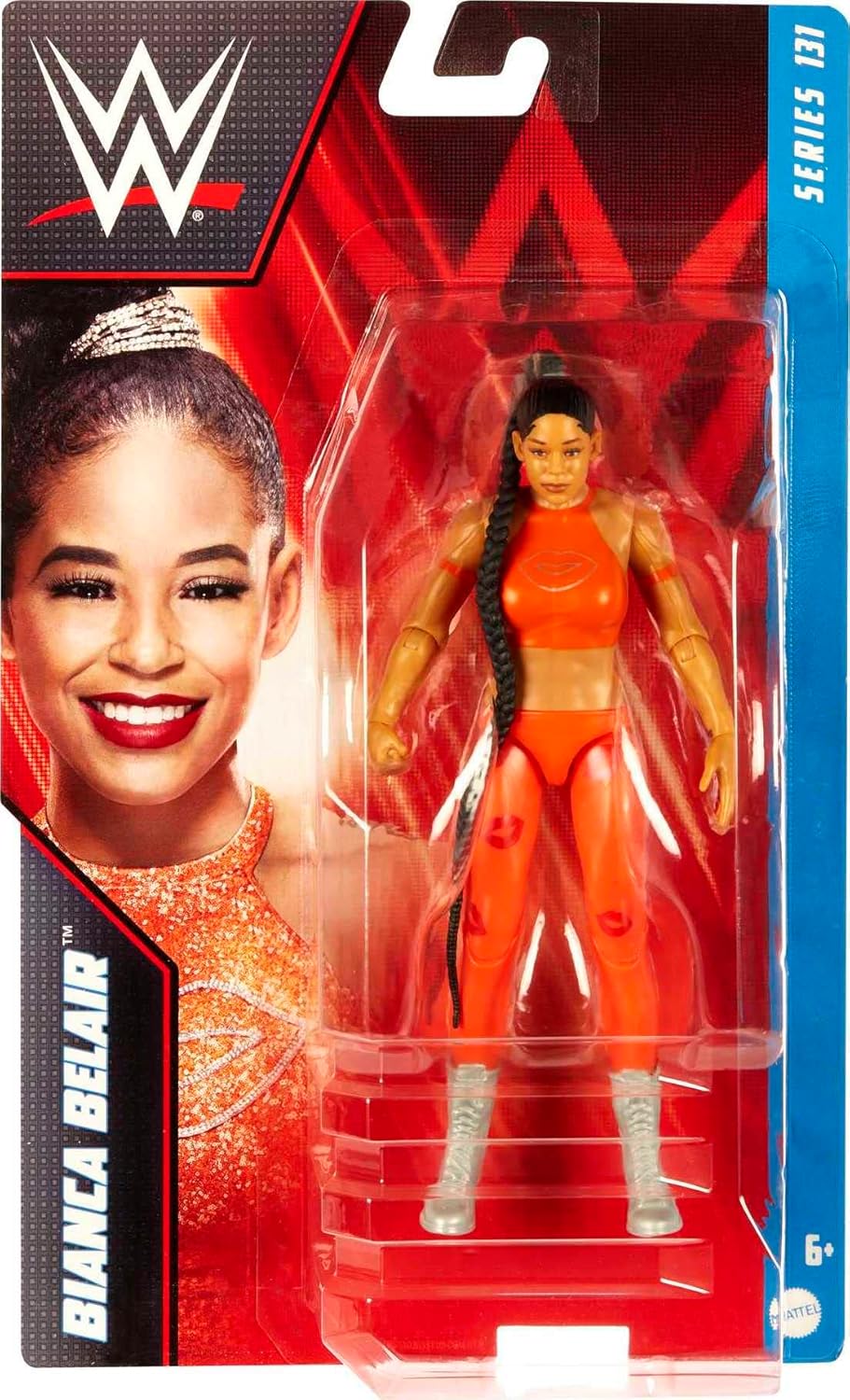 Mattel WWE Bianca Belair Action Figure, Posable 6-inch Collectible for Ages 6 Years Old & Up