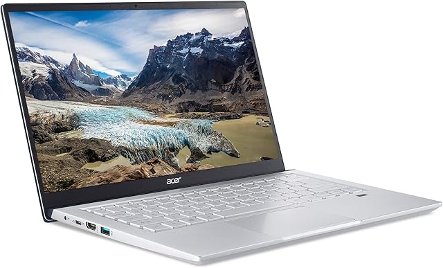 Acer Swift X SFX14-41G 14 inch Laptop - (AMD Ryzen 5 5600U, 8GB, 512GB SSD, NVIDIA RTX 3050, Full HD Display, Windows 11, Blue/Silver)