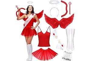 9 Pcs Cupid Costume Set: A Heavenly Enchantment for Valentine's Day
