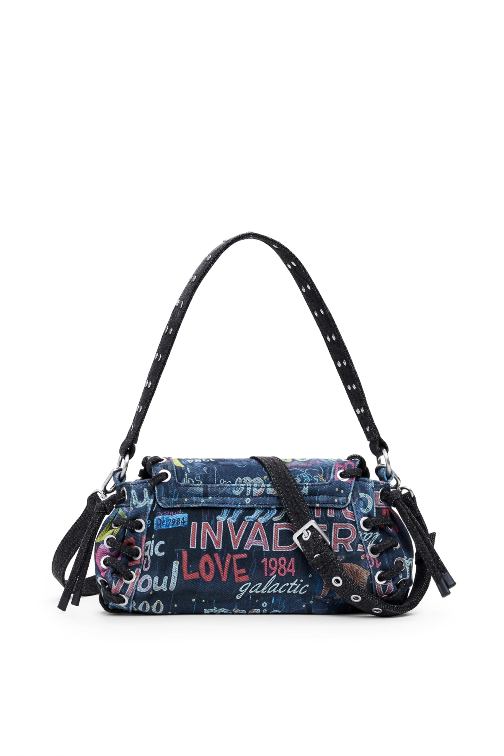 Desigual bolso bandolera bolso de hombro Zarauz Tango Patch Crossbody Bag Tutti Fruti colorido