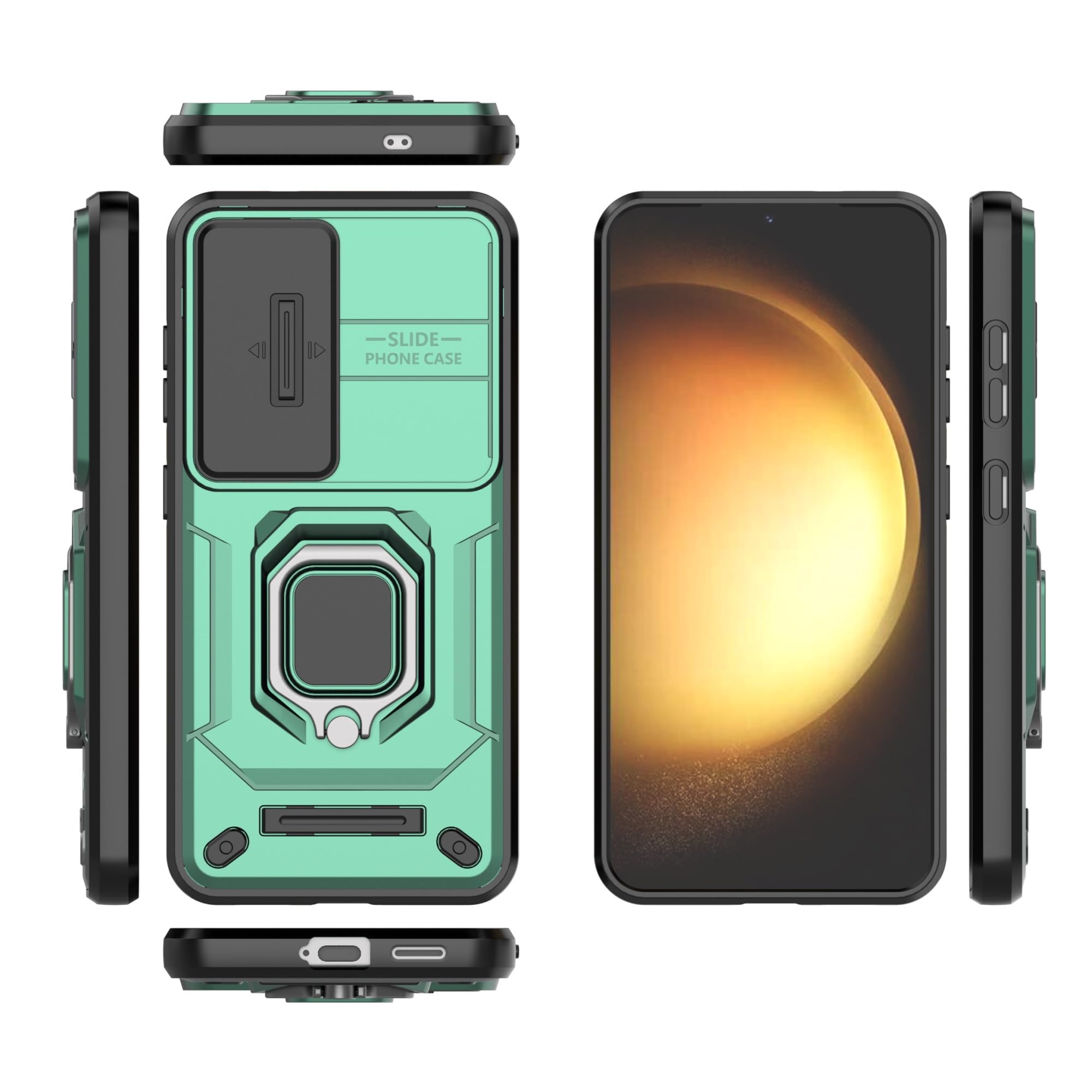 Coque Samsung S25 5G avec béquille et protection caméra - 7