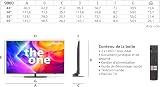 The One 120 hz - Pied central - QLED - AMBILIGHT 3 - UHD - TITAN OS PHILIPS - 65PUS9000 - 3