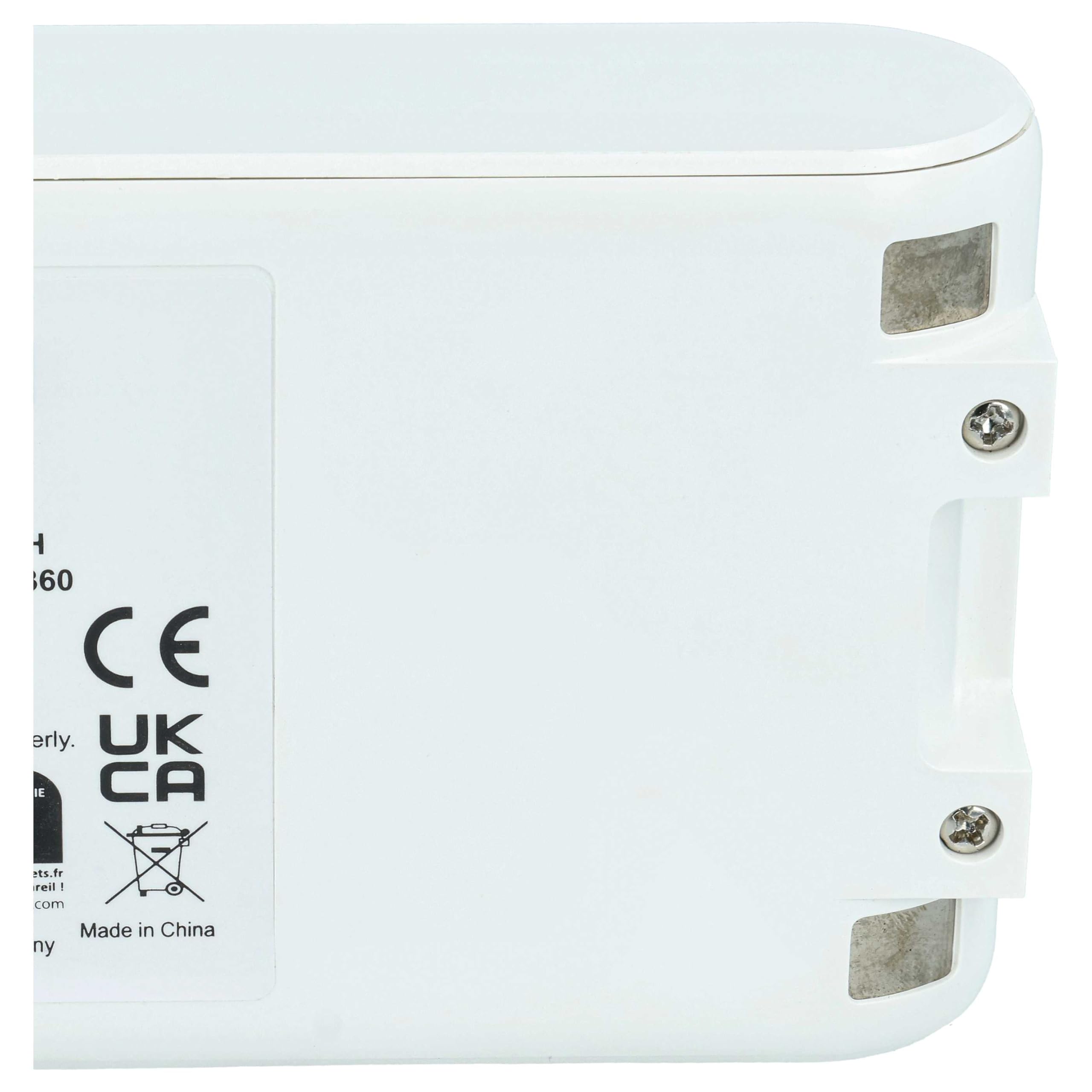 vhbw Bateria zamienna do Dreame V2213-7S1P-BCA, V2213V-8S1P-BWA do odkurzacza Biały (2,5Ah, 25,2V, Li-ION)