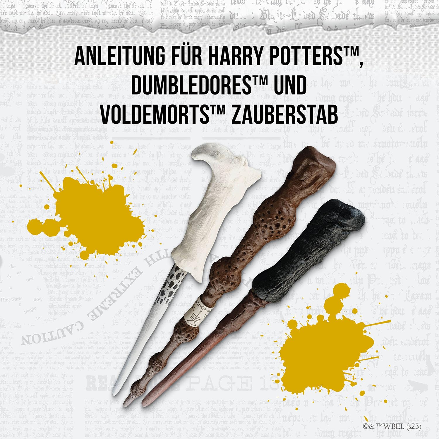 Harry Potter - Zauberstäbe: Bastel-Set