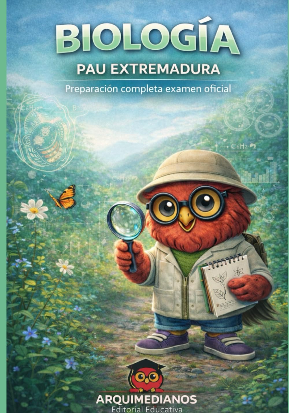 BIOLOGÍA PAU: Teoría clara, esquemas visuales y exámenes resueltos para preparar Selectividad paso a paso