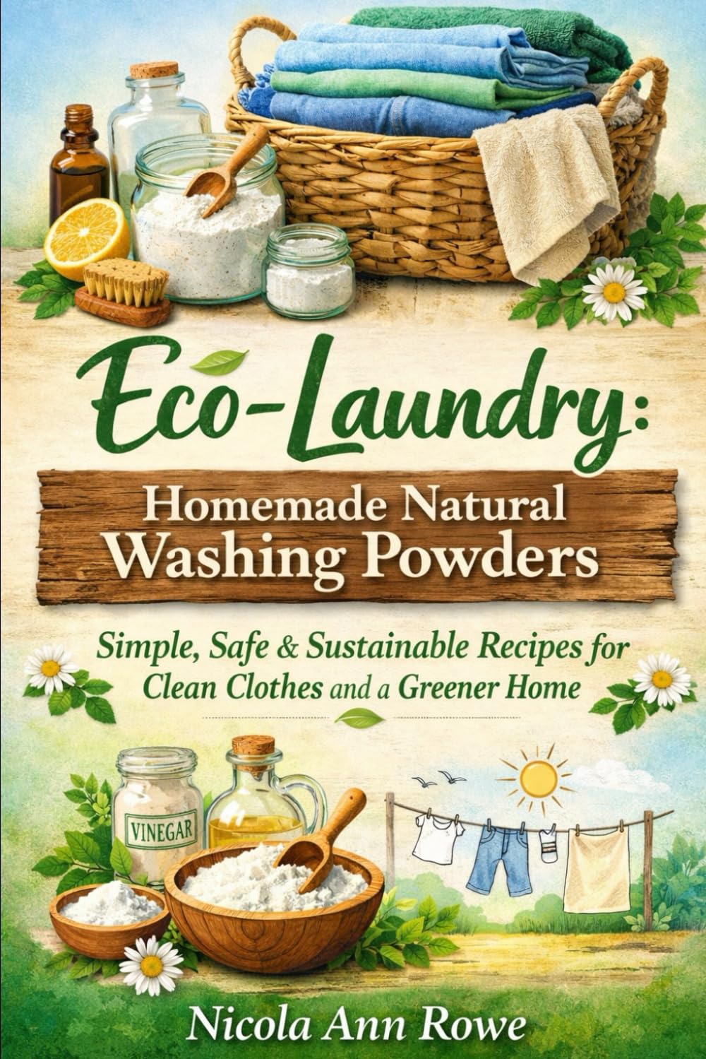 Eco-Laundry: Homemade Natural Washing Powders: Simple, Safe & Sustainable Recipes for Clean Clothes and a Greener Home