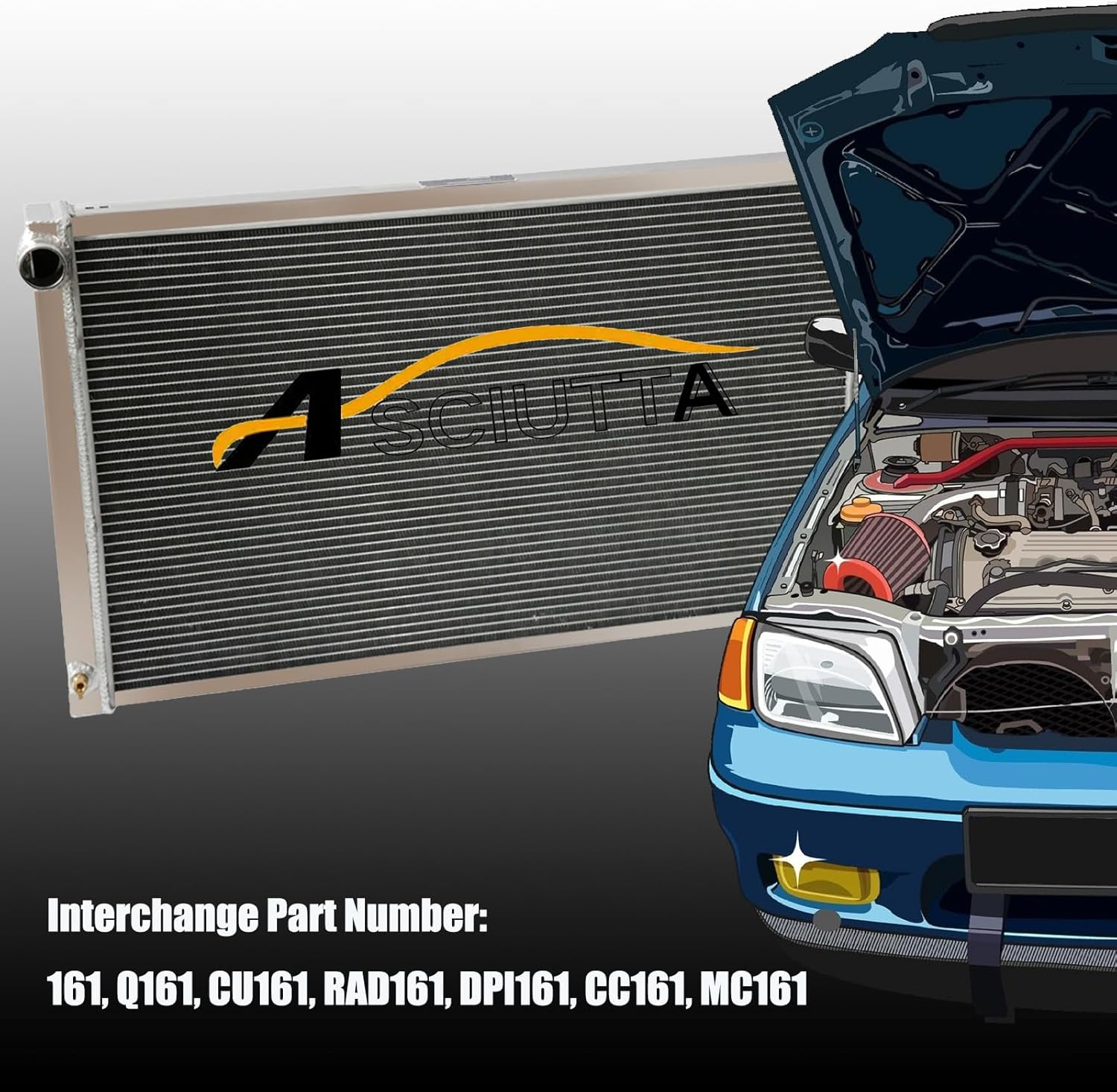 Full Aluminum Radiator for 1968-1990 Chevy Chevelle Malibu Caprice C/K 10 20 30 Pickup Truck Radiador 3 Row Core Radiators
