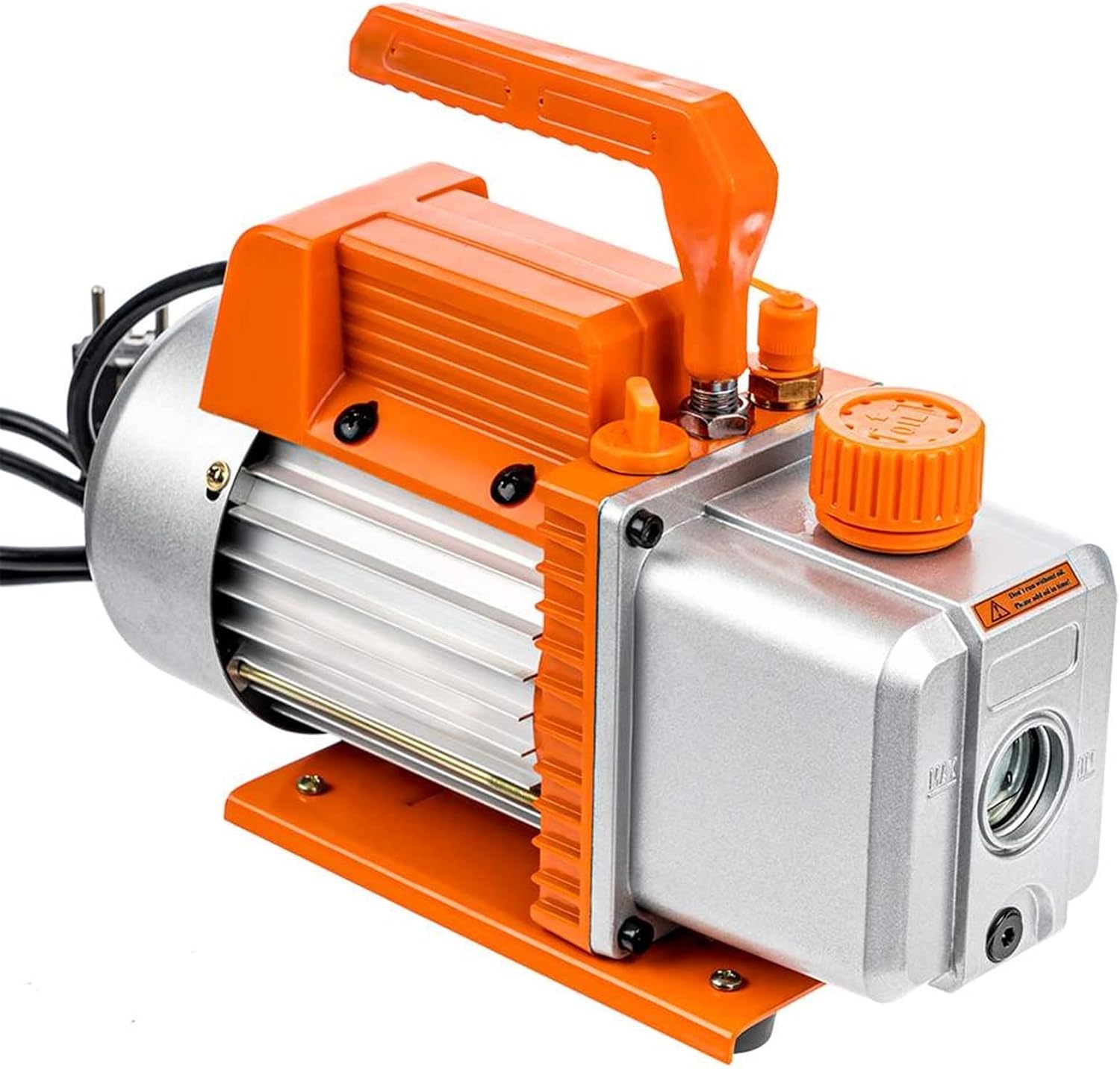 TS-VP1 1/4 Vacuum Pump Air Conditioner Refrigerant Air Tool with Direct Drive Motor Base Oil Drain Valve Vacuum Pump Scientific Labs