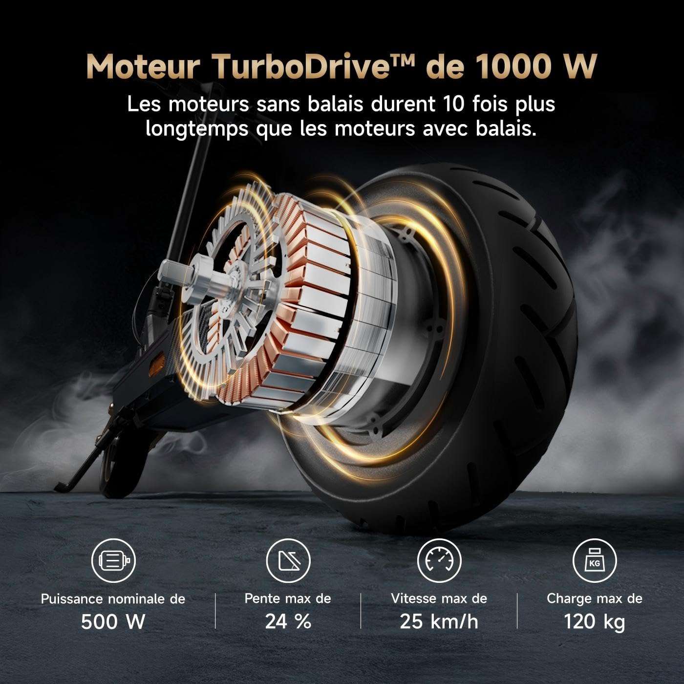 NAVEE ST3 et ST5 Trottinette Electrique Adulte 60-90km Autonomie 25km/h, Moteur 1000-1650W, Suspension Avant et Arrière, Pneus 10″ sans Chambre, Antivol Connectivité Bluetooth, TCS, avec APP