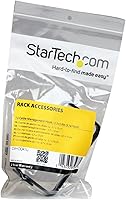Vista 2 de StarTech.com Gancho vertical de 1U de 2.2 x 3.9 pulgadas para organización de cables para rack de servidores con apertura flexible, anillo