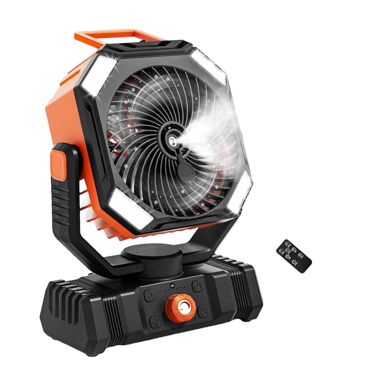 Alksubbm Portable Camping Fan with Mists Sprays Function Portable Outdoor Tent Fan Air Conditioners for Outdoor Activities Cooling