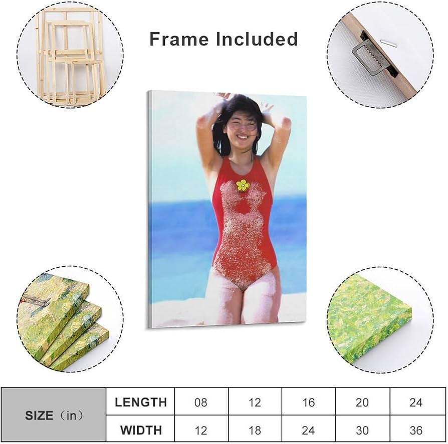 Amazon.co.jp: 中山美穂女優レトロ水着写真1ポスター ウォールアート