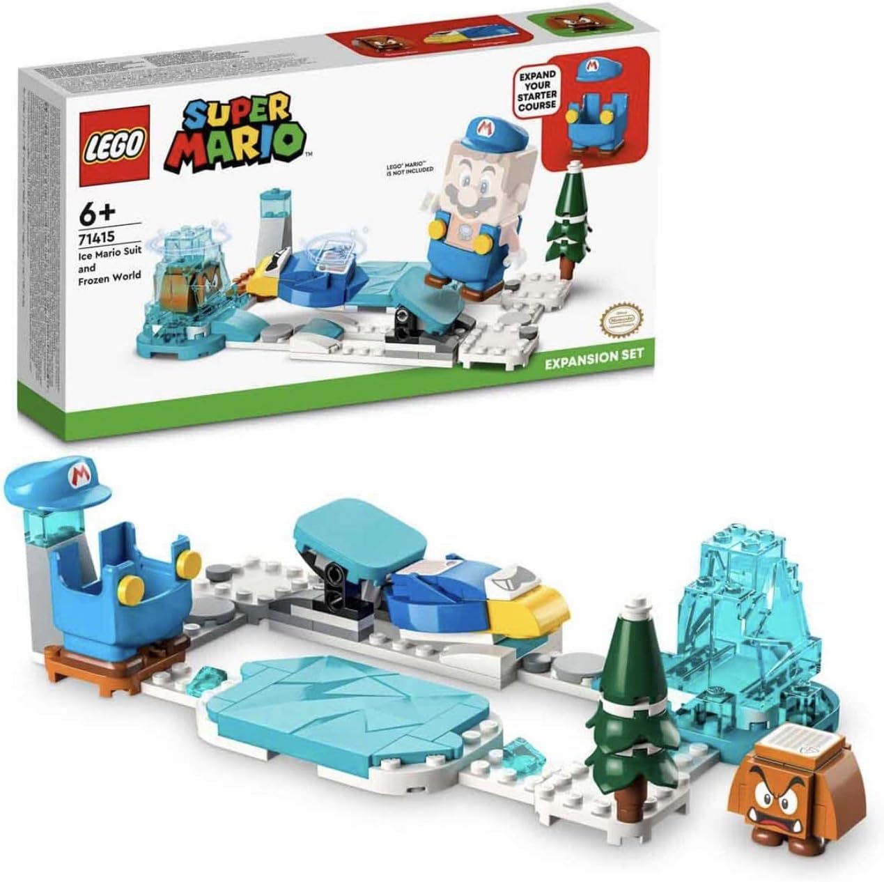 71415 Super Mario Ice Mario Power Up and Pentaro Challenge, Toy Blocks, Present, Adventure, Boys, Girls, Ages 6 and Up