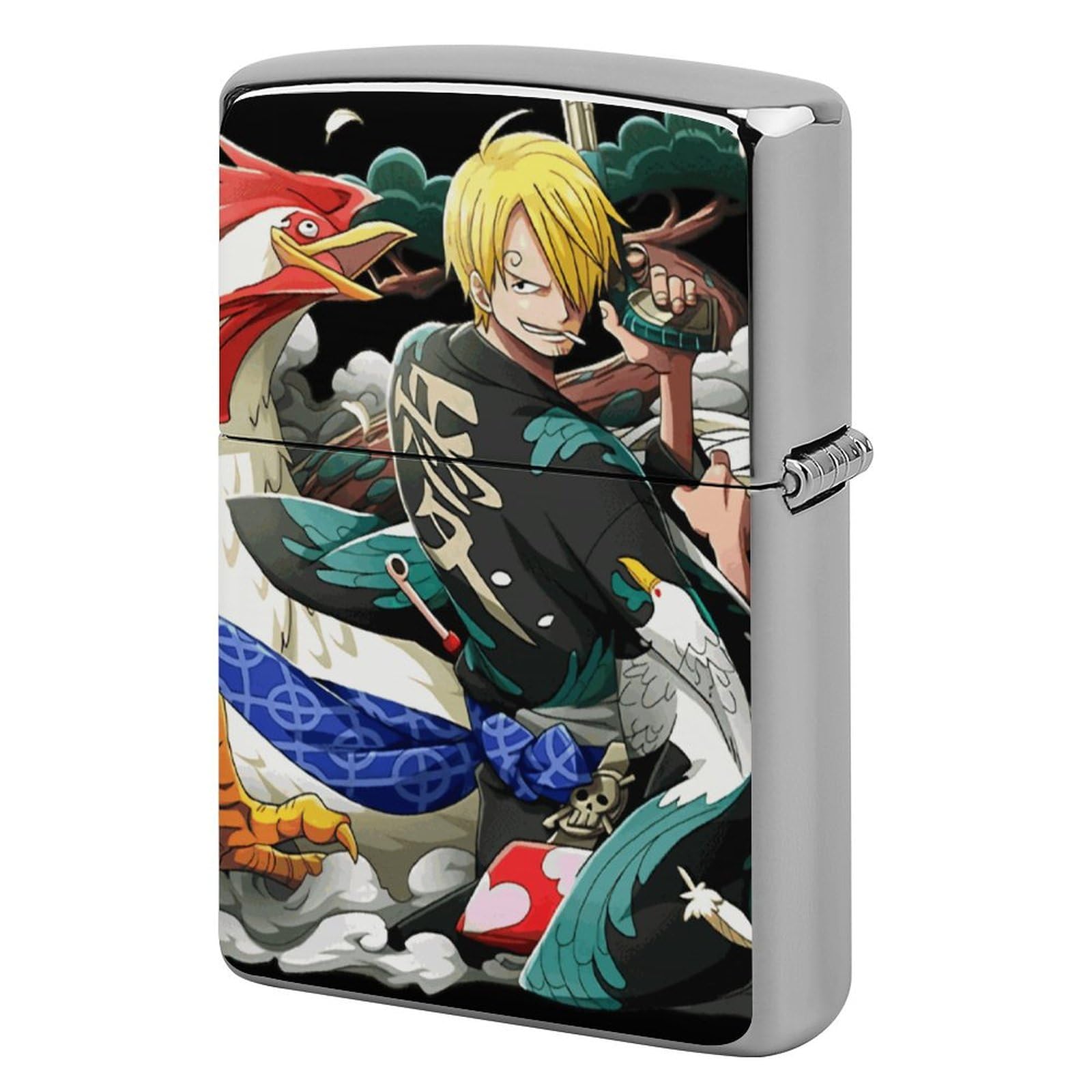 Amazon.co.jp: ワンピース ONE サンジ メンズ ライターケース ZIPPO
