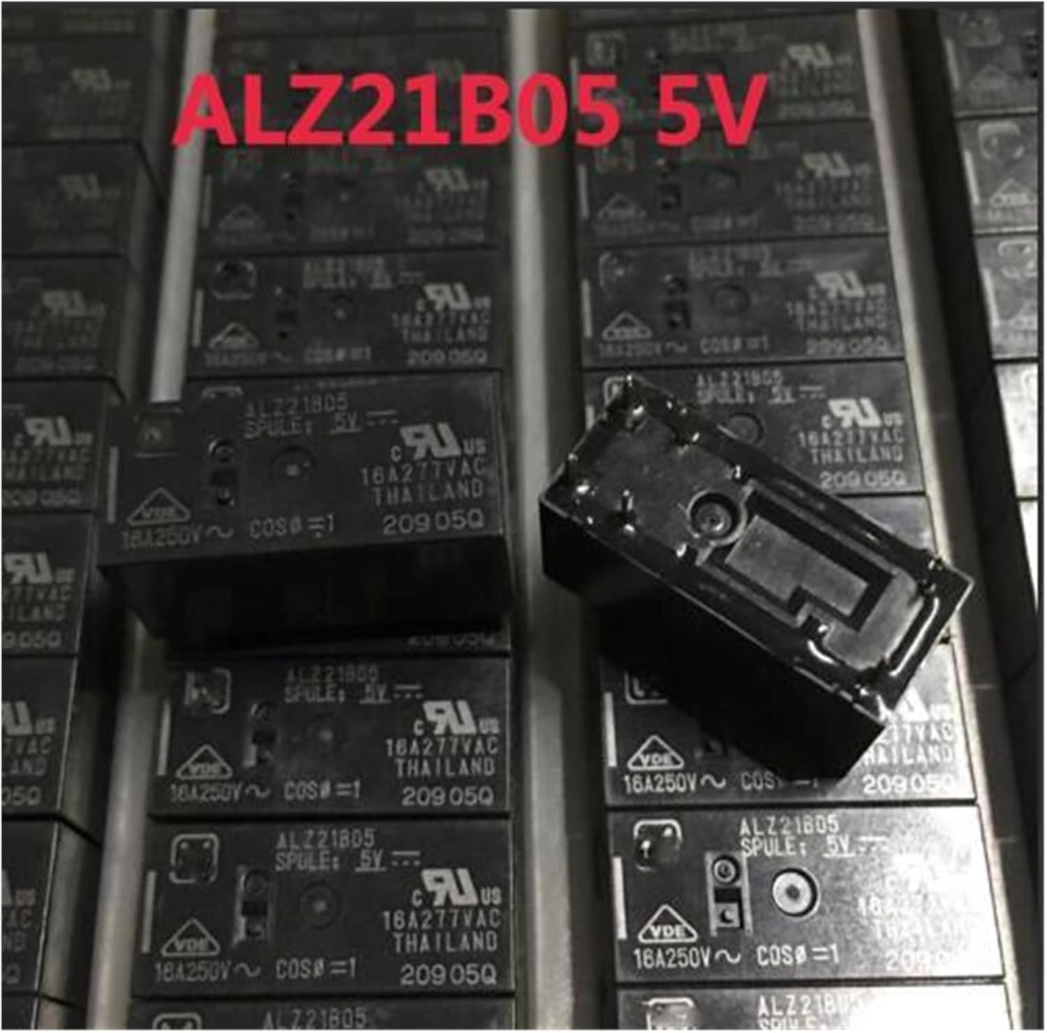 10pcs/lot ，Relay ALZ21B05 5V ALZ21B05-5V DC5V 5VDC 6PIN