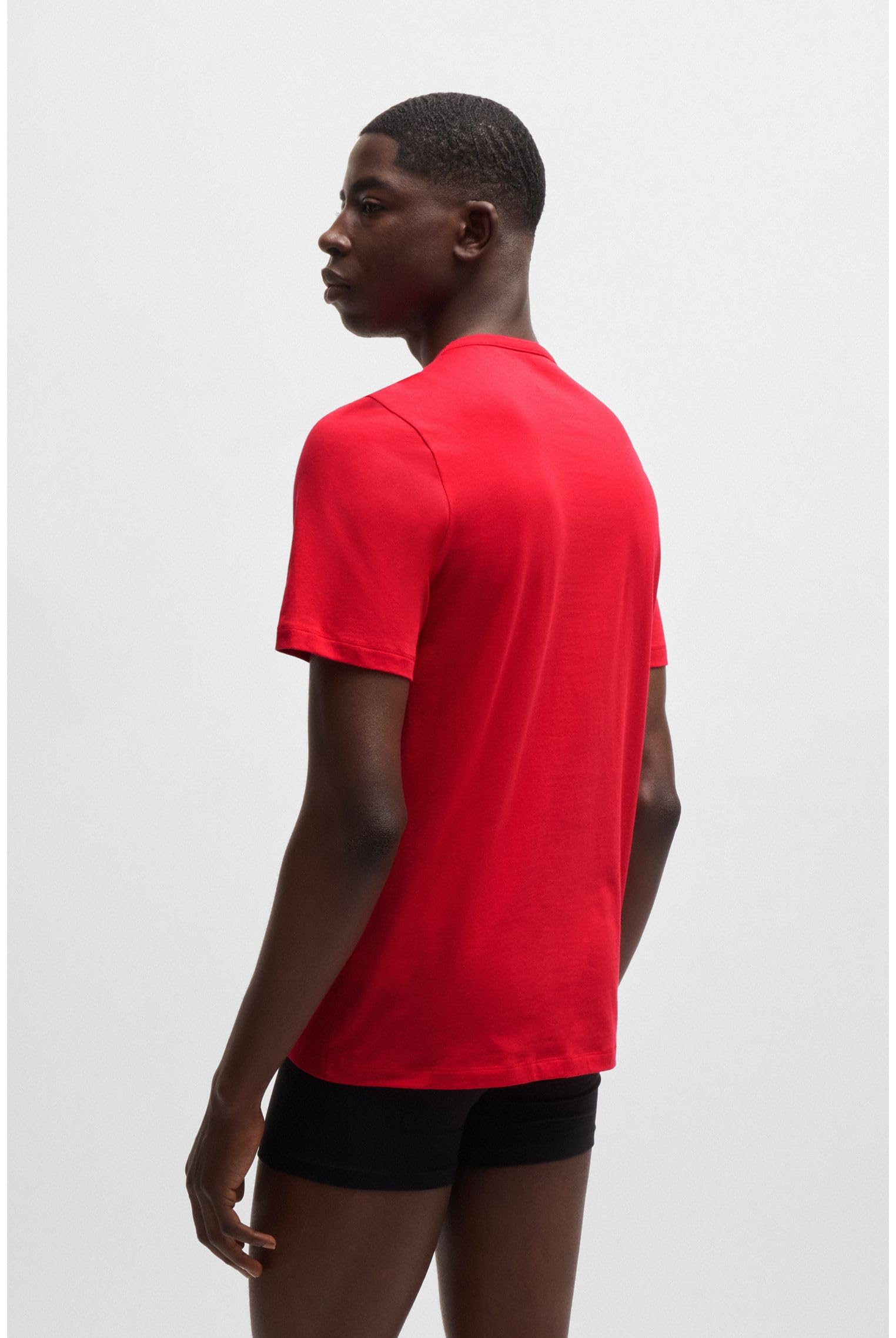HUGO Hommes T-Shirt RN Triplet P Lot de Trois t-Shirts en Coton