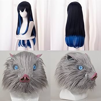 嘴平 伊之助 はしびら いのすけ コスプレ衣装 S ウィッグ お面 刀 71SEklk5StL._UF350,350_QL80_.jpg