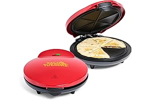 Taco Tuesday Deluxe Electric Quesadilla Maker: Your Go-To for Perfect Quesadillas
