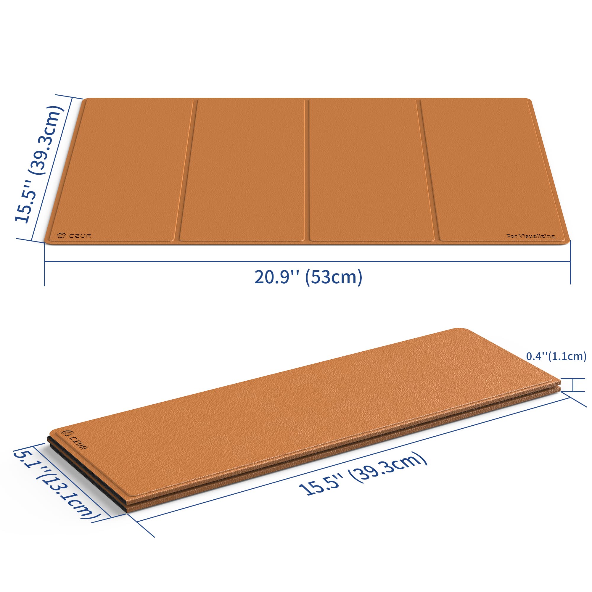 CZUR Fancy S Pro Double Sided Mat A3 Size PU Velvet Folding Mat