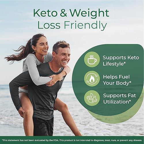 Vista 2 de Keppi Aceite MCT - De 100% Cocos - Sin sabor C8 y C10, sin OMG, certificado sin gluten, sin aceite de palma, vegano, kosher, Halal, 32 onzas