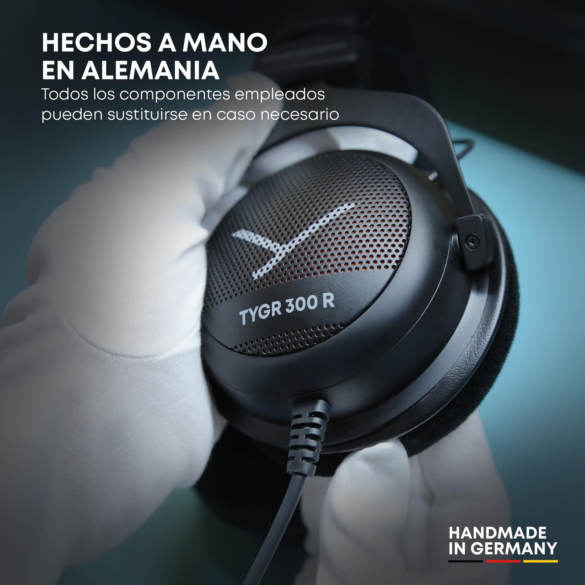 beyerdynamic TYGR 300 R Auriculares, Abiertos, Alġmbricos, Negro, Adecuado para Consola PS4, PC, Xbox, Nintendo y Mac...