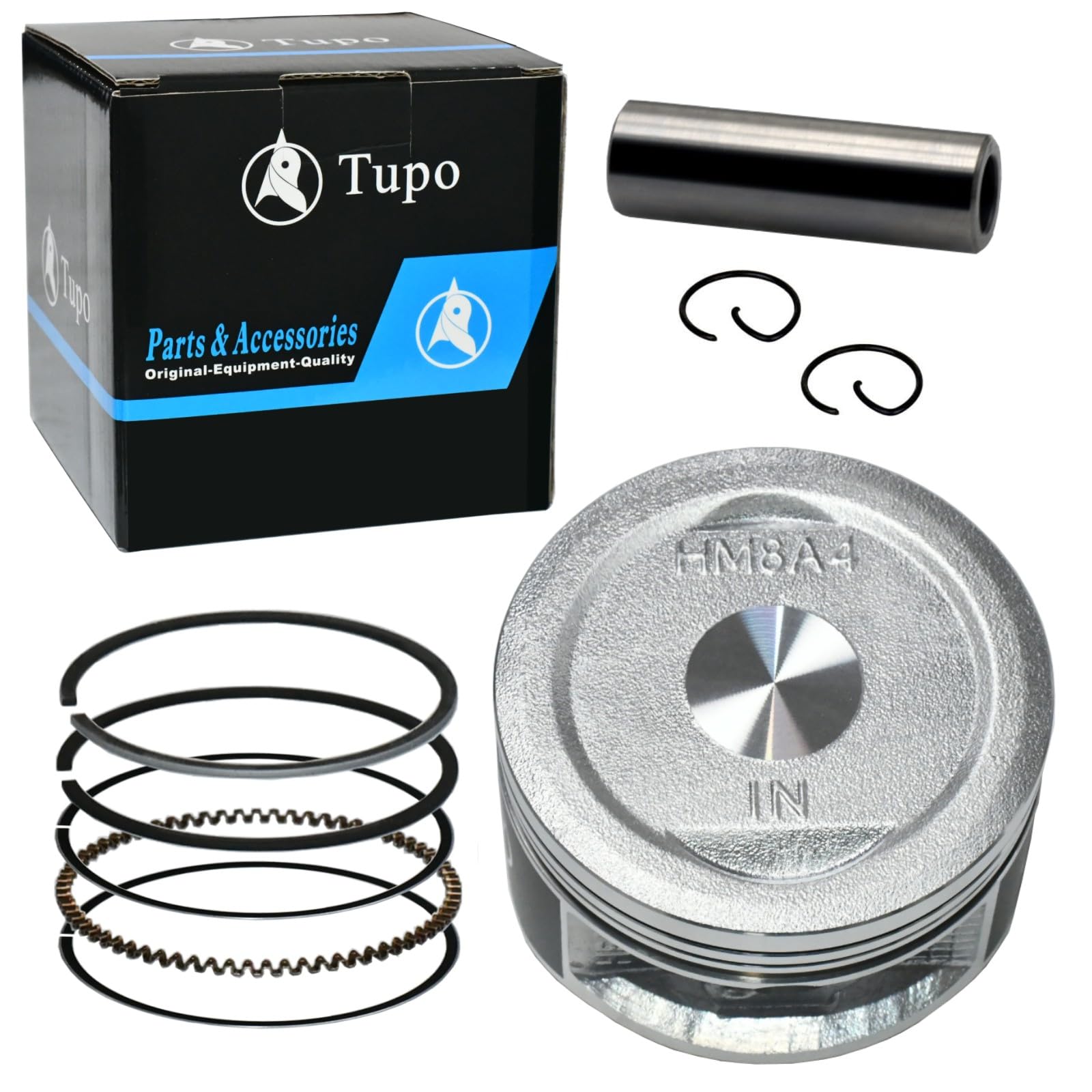 Amazon.com: Tupo TRX250-68.5 Piston Kit | Top End Rebuild Kit