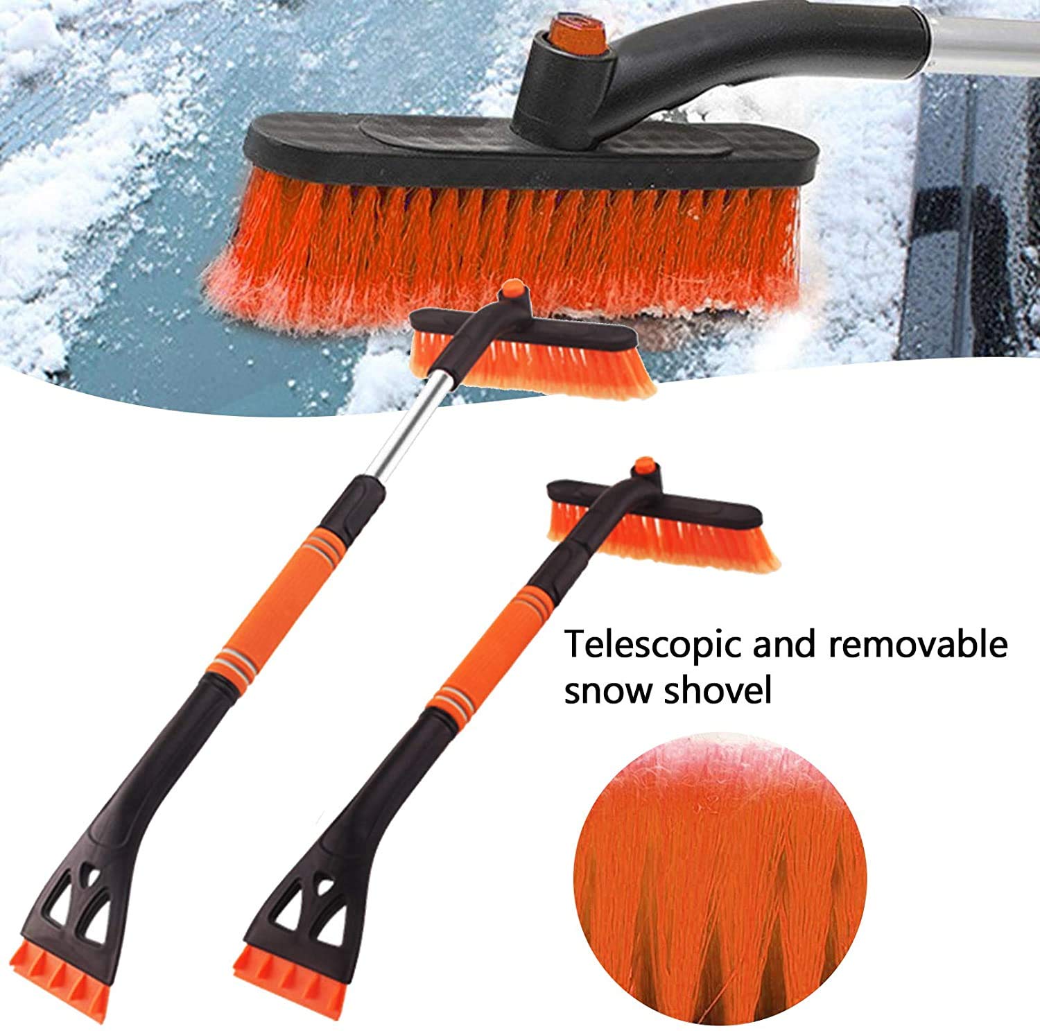 Strety Raschietto Per Ghiaccio Per Auto Raschietto Per Ghiaccio In Plastica Spazzola Da Neve Raschietto Per Auto Camion Suv Parabrezza Friendly