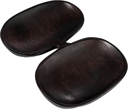 Bloomingville Modern Wood Serving Dish with 2 Sections, Brown