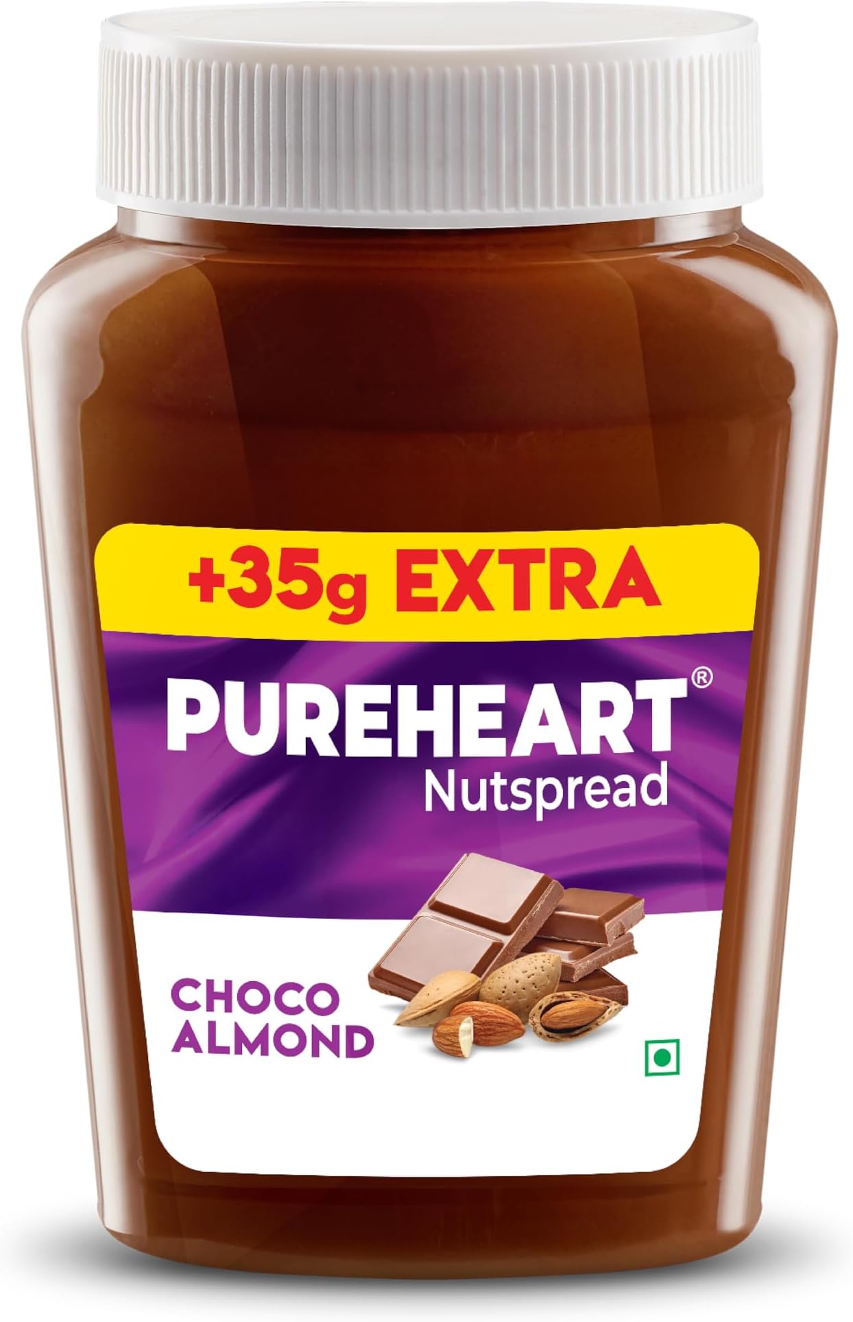 Choco Almond Nut Spread (200 gm) Delicious, Smooth and Creamy Snack, Nutty Chocolate Almond Spread for Breakfast