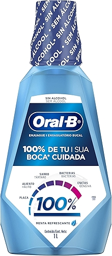 Enxaguante Bucal Oral-B 100% De Sua Boca Cuidada 1L