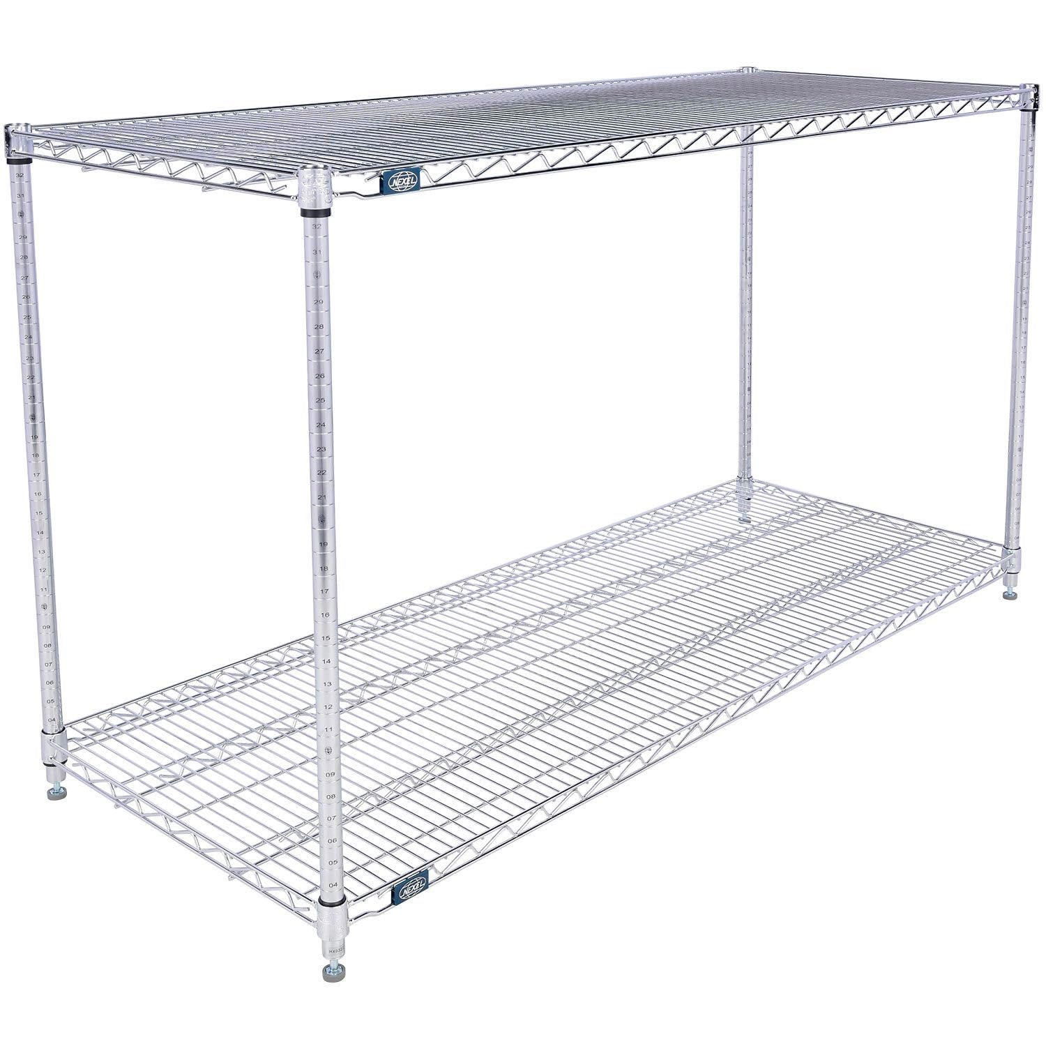 2 Shelf by Global Industrial – Alloy Steel, Silver, Model 24603C2