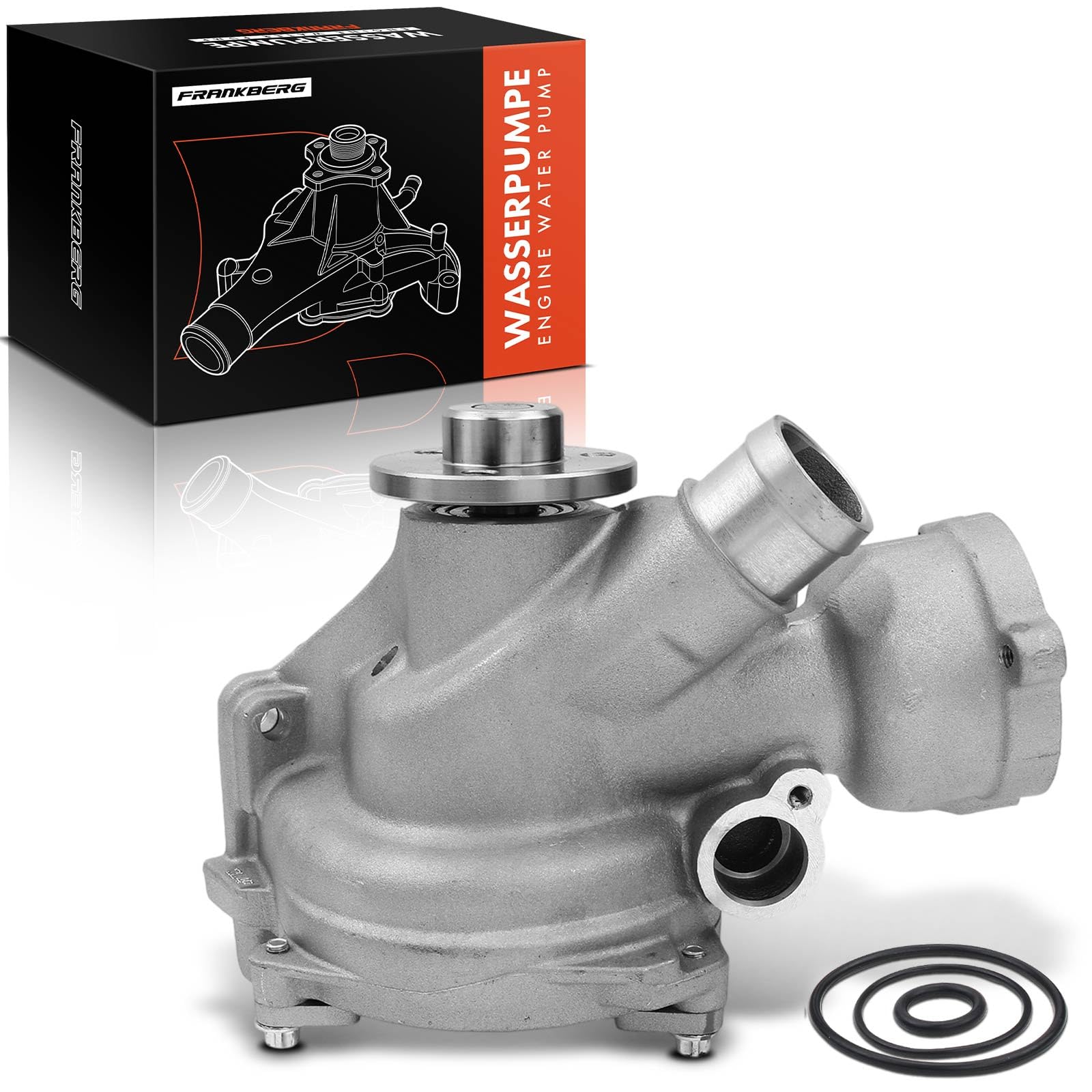 Frankberg Pompa dell'acqua Pompa del liquido di raffreddamento Compatibile con 190 W201 E 2.6 Classe S W126 300 SE SEL SL R107 300 SL 190 W201 2.6 Classe S W126 260 SE Replace# 1032002101,1032003801