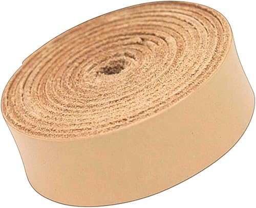 TOFL Correa de cuero genuino de grano superior  72 pulgadas de largo  1 pulgada de ancho  116 pulgadas de grosor (4-5 onzas)  1 tira de cuero para