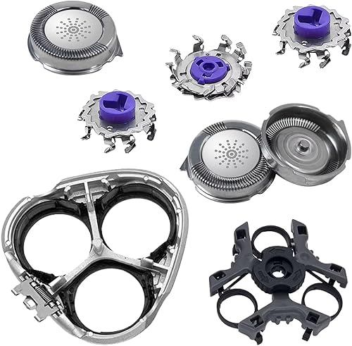 Miniatura 3 de Juego completo de cabezales de afeitadora de repuesto para Philips Norelco AT830, AT875, AT880, AT895, AT920, AT921, AT940, PT870, PT920, PT925
