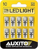 Vista 19 de AUXITO - Focos LED rojos 194, súper brillantes tamaño 1:1, luces de matrícula 168 2825 W5W T10, focos para auto sin errores para cúpula, mapa