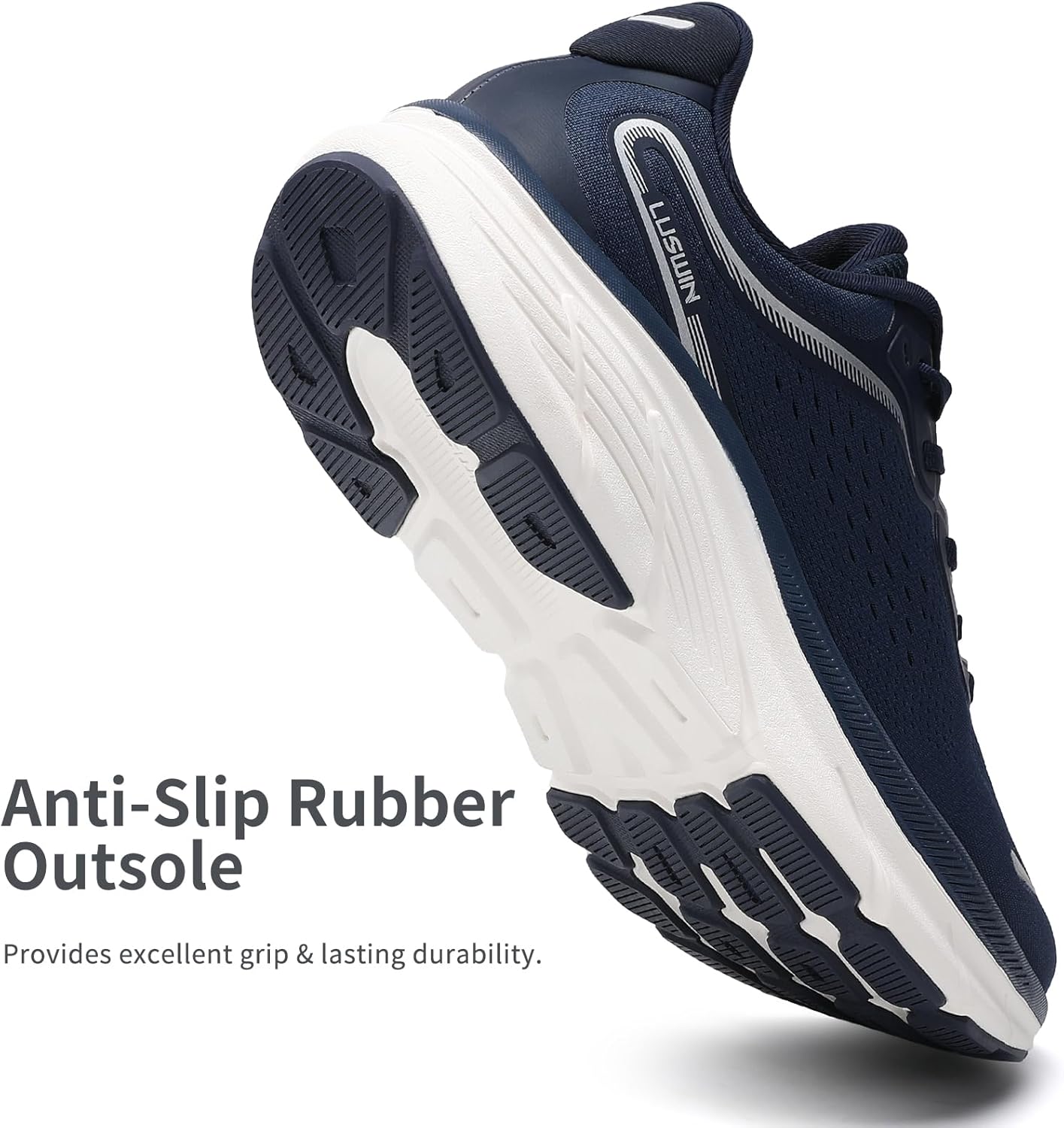 Men's Walking Shoes Lightweight Breathable Cushioning Running Shoes Athletic Tennis Workout Gym Non Slip Comfortable Fashion Sneakers - Image 4