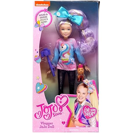 Jojo Siwa 10-Inch Unicorn Fashion Vlogger Doll
