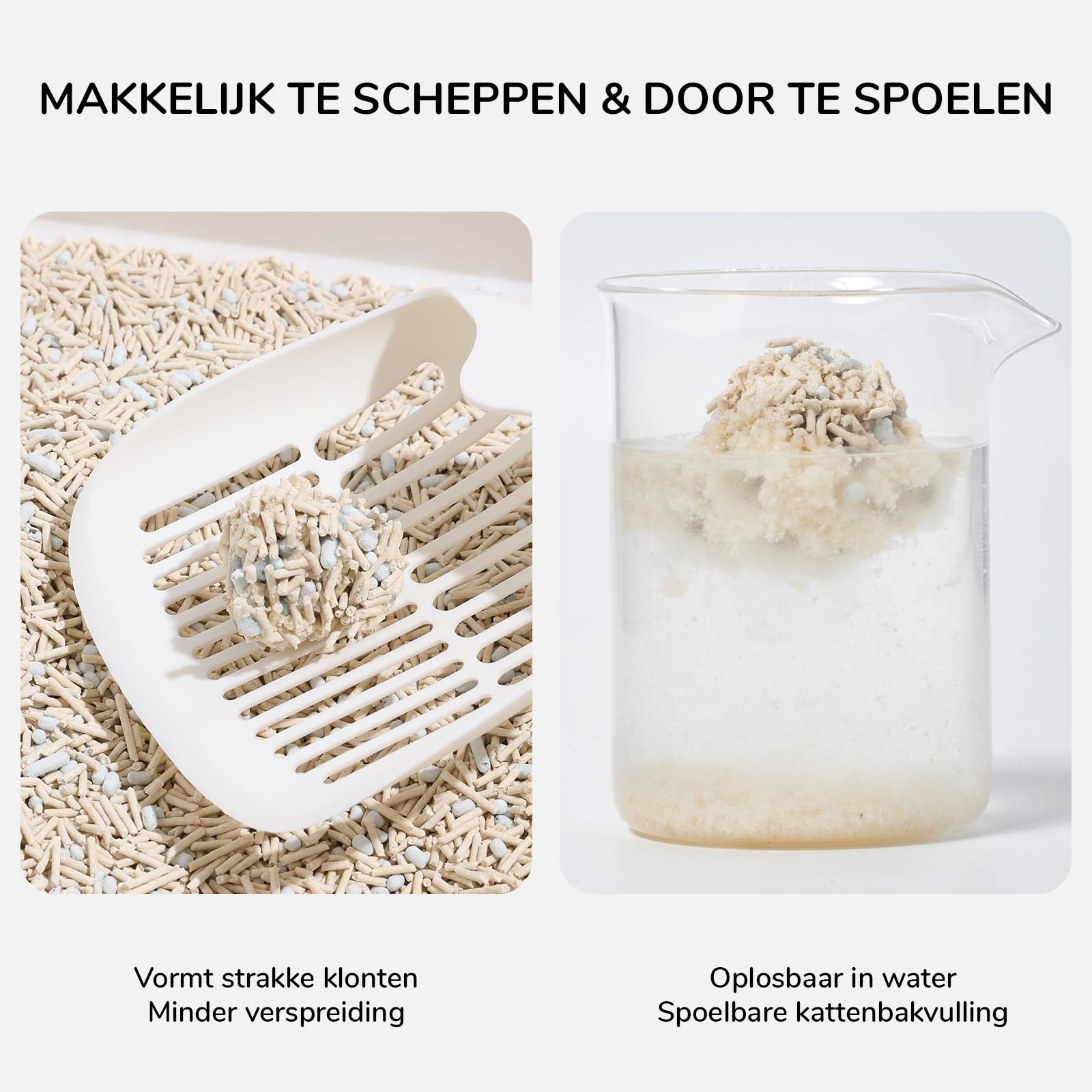 Grote roestvrijstalen kattenbak voor katten en konijnen - nooit geuren absorberend