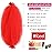 Hbegant Springy Afro Twist Hair 16 Inch 3 Packs, Marley Twist Braiding Hair Pre separated Afro Twist Hair for Faux Locs Afro Spring Twist Hair Extensions (16 Inch (Pack of 3), Red)