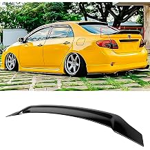 for 2009-2013 Toyota Corolla RS Style Glossy Black HIGH Kick Trunk Spoiler Wing