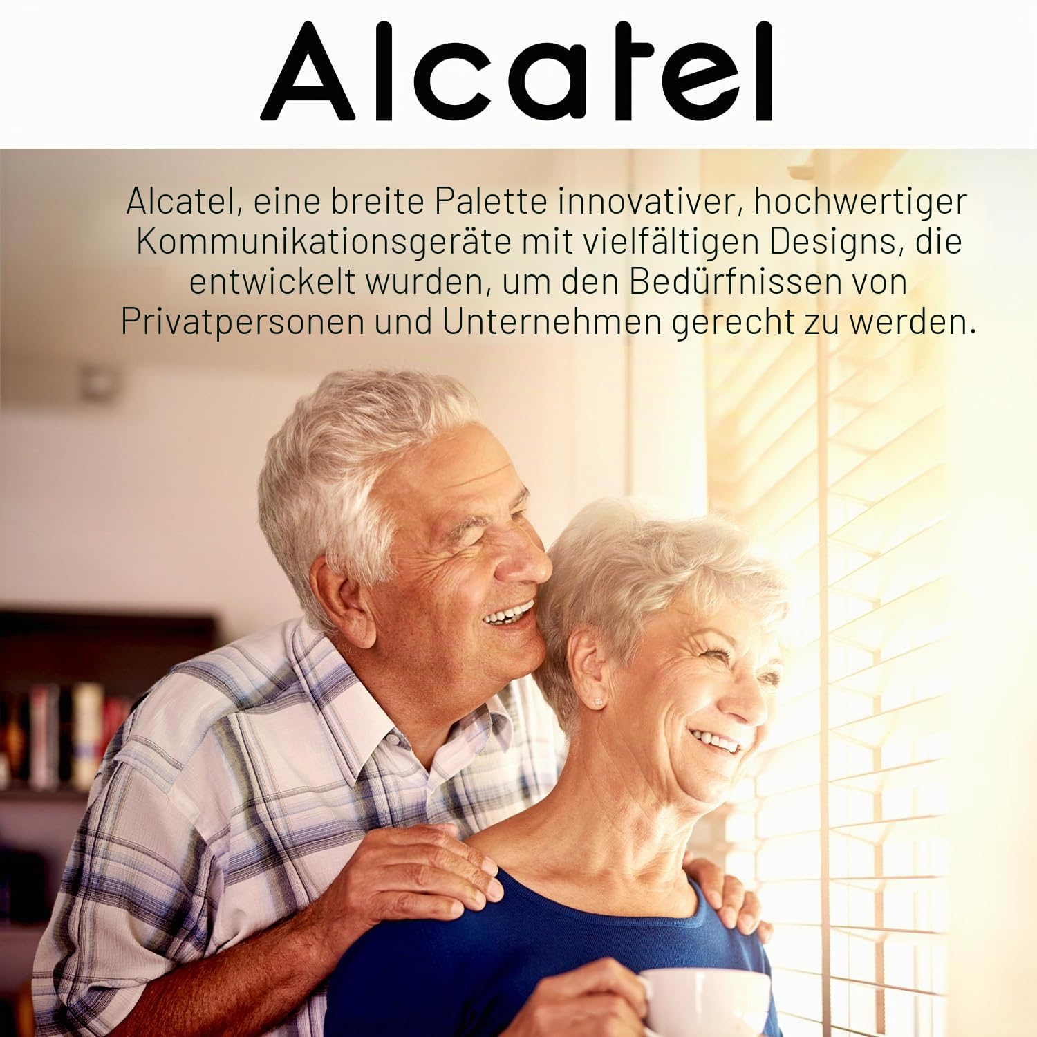 ALCATEL XL685 Voice – Schnurloses Festnetztelefon DECT Senior Format XL mit Anrufbeantworter – Display mit hoher Lesbarkeit – große Tasten – Audio Boost – Freisprecheinrichtung – Anrufsperre – Weiß