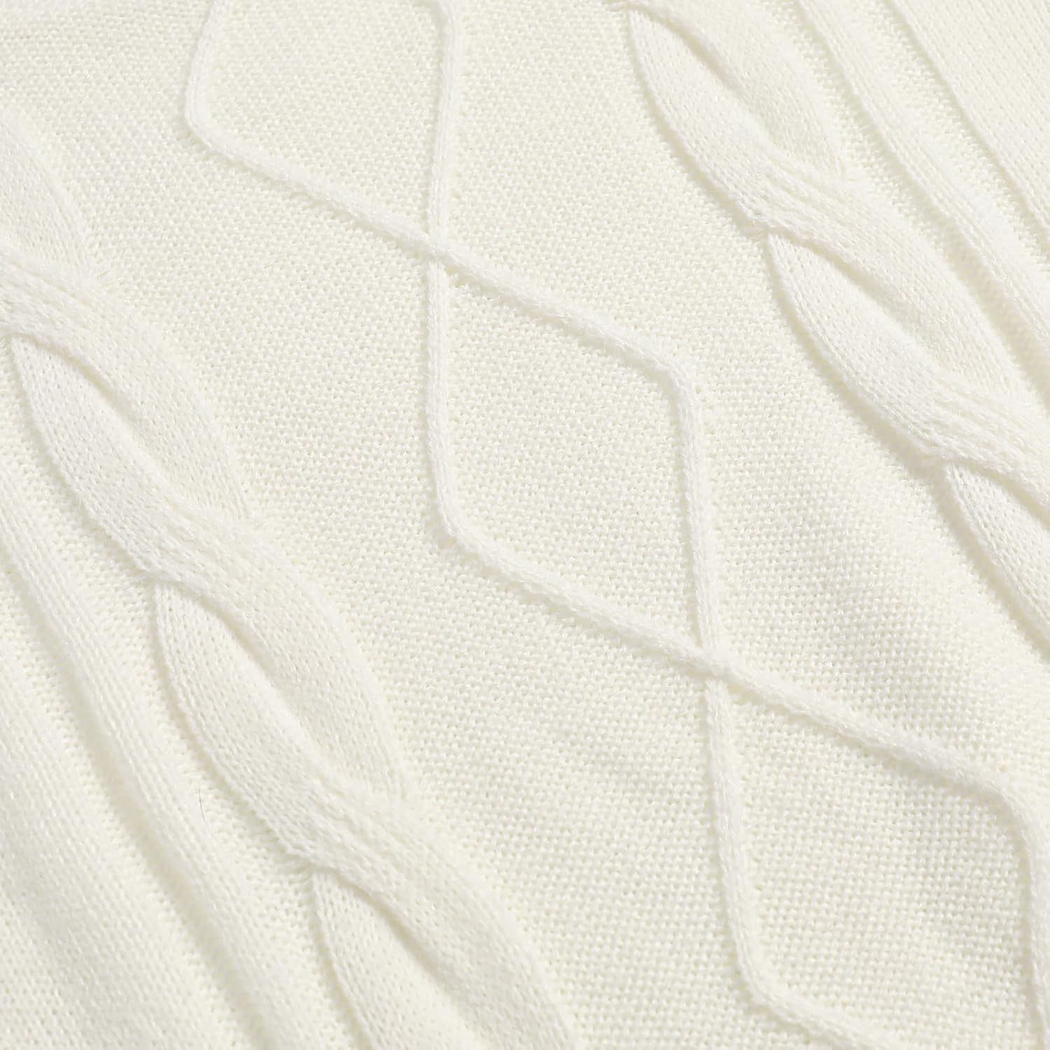 Women's Summer Sweater Short Sleeve Casual Round Neck Knit Sweater - Image 7