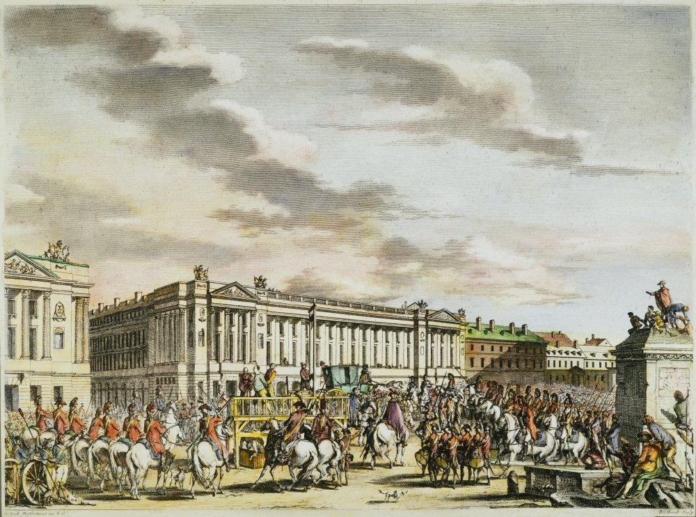 Louis XVI Execution 1793 Nthe Execution of King Louis XVI of