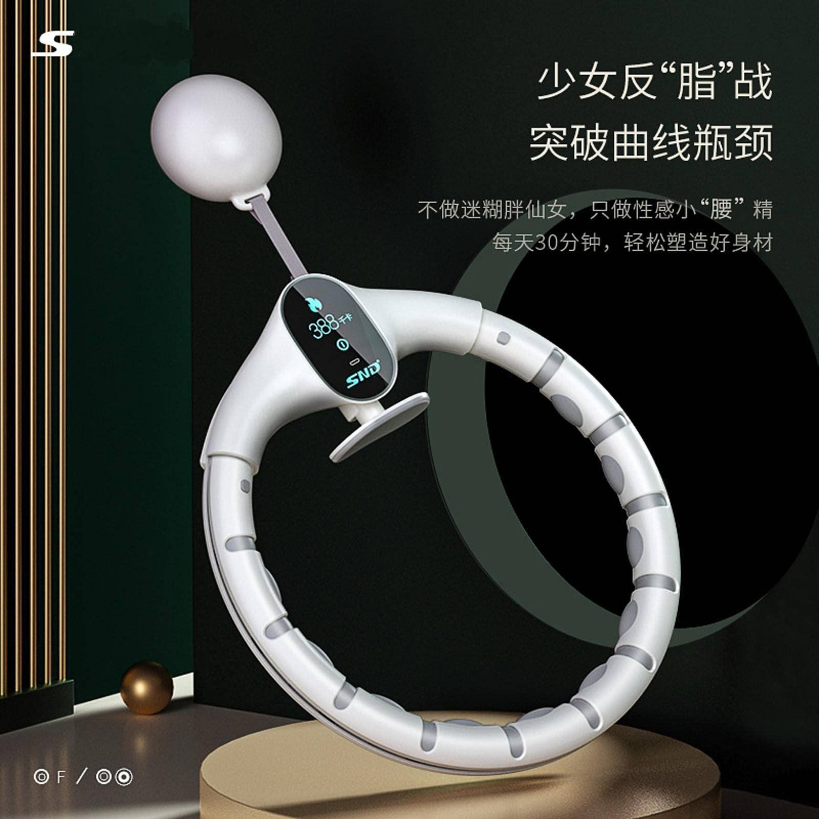 NC Cercle de Glissement Intelligent Hula Hoop détachable Hula Hoop Sloppy Wrapping Hoop