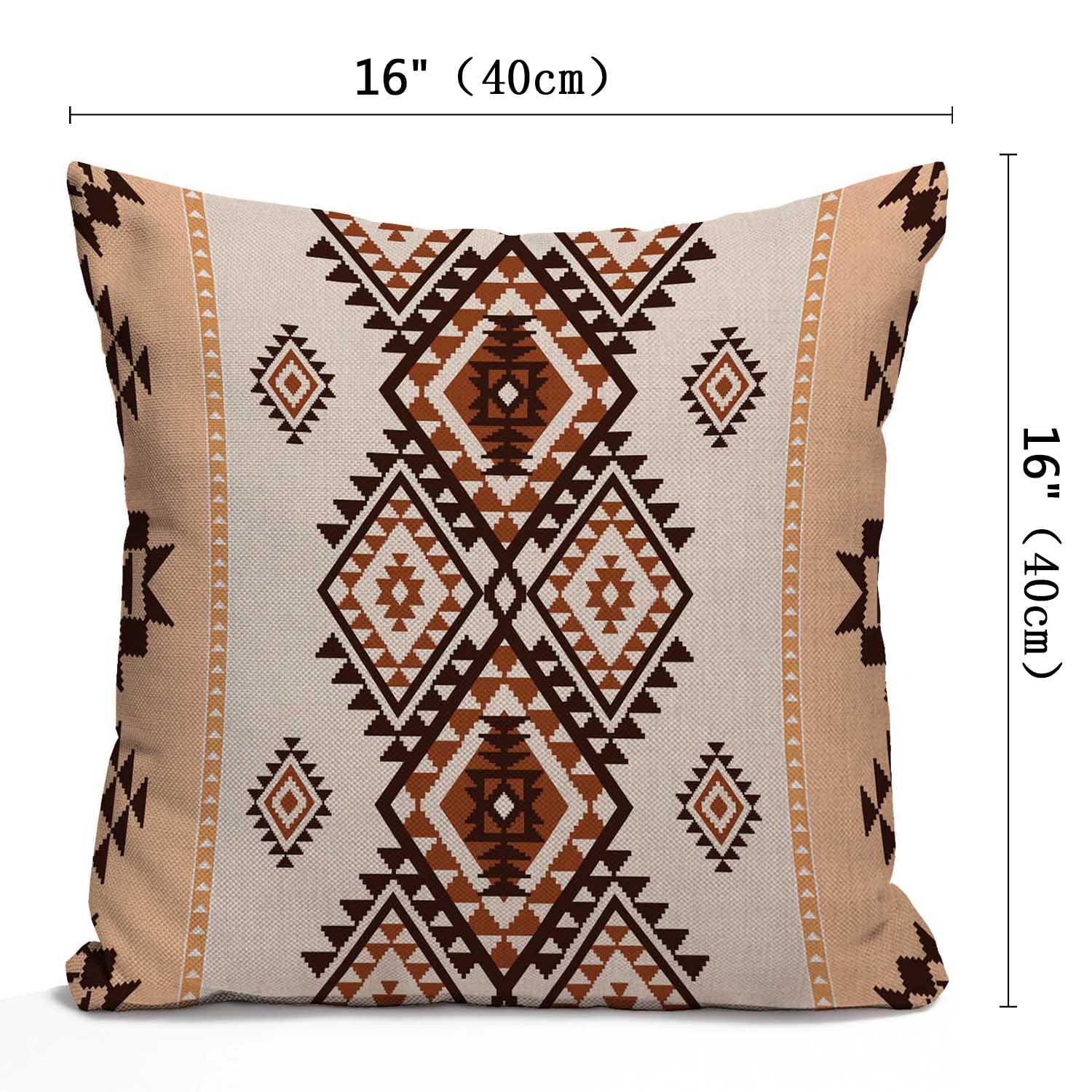 Housse De Futon Vintage Navajo Aztèque - Taille Réelle - Tissé USA - NOS