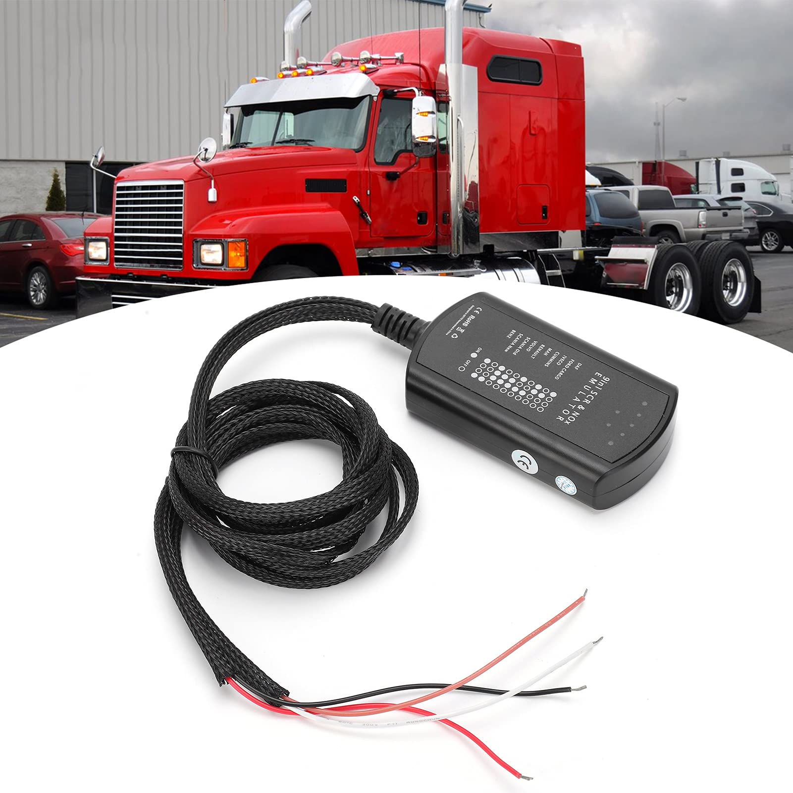 Kit de boîte d'émulateur d'outil de Diagnostic de Camion 9 en 1 de Remplacement générique pour véhicules Lourds
