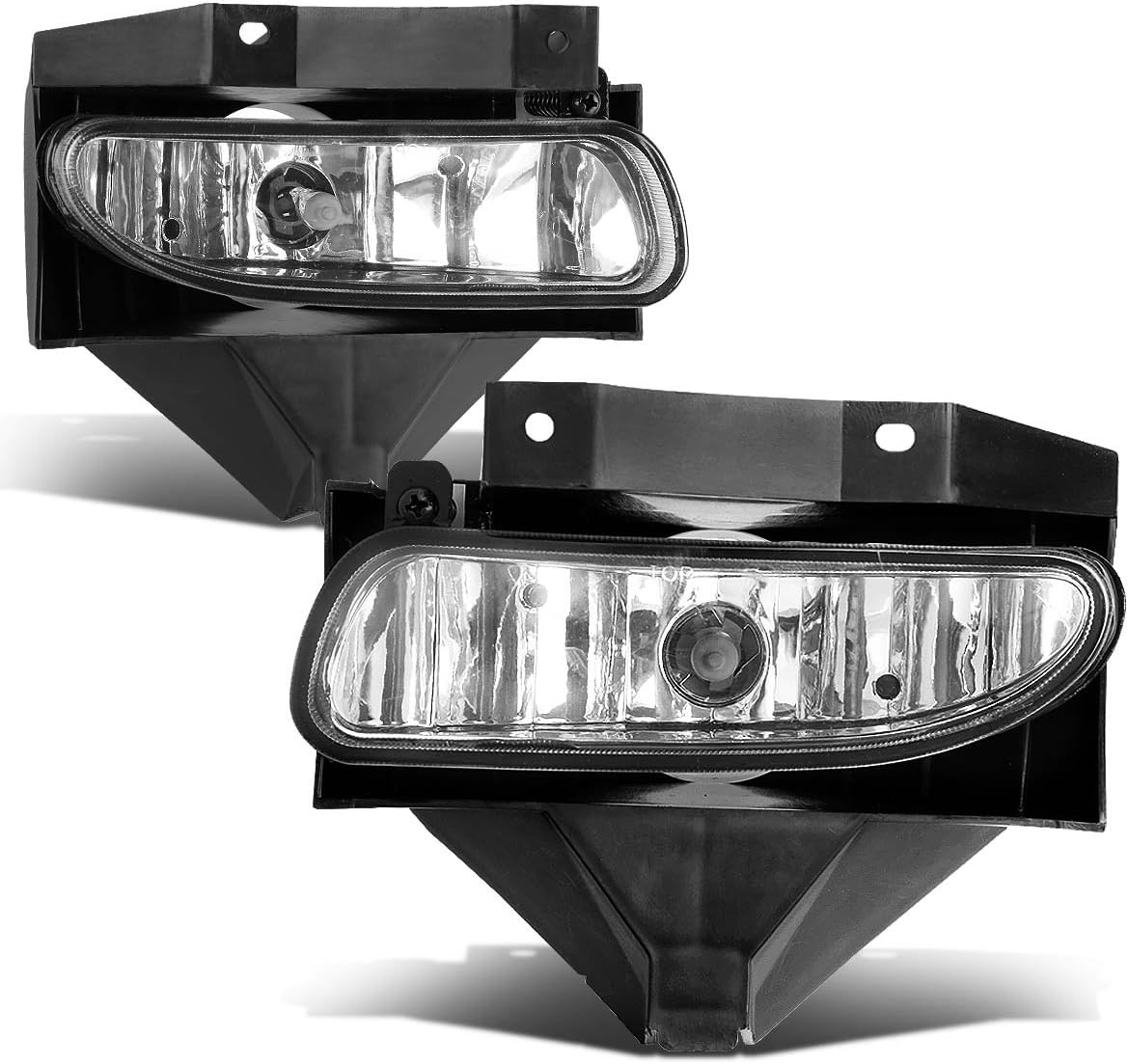 Auto Dynasty Compatible with Ford Mustang New Edge Pair of Bumper Driving Fog Lights (Amber Lens)